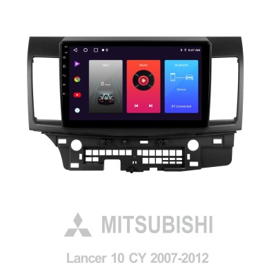 Штатна магнітола SIGMA F10216 ANDROID 10 2+32 Gb Mitsubishi Lancer 10 CY 2007-2012 (B) 10"