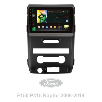 Штатна магнітола SIGMA X9464 ANDROID 10 4+64 Gb 4G DSP Ford F150 P415 Raptor 2008-2014 (F2) 9" (L2)