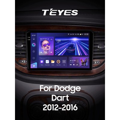 Штатна магнітола Teyes CC3 6+128 Gb Dodge Dart 2012 - 2016 9" 2k