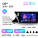 Штатна магнітола Teyes CC3 6+128 Gb з коловим оглядом 360° Honda City 2014-2017 (A) 10" 2k