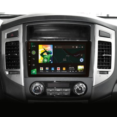Штатна магнітола SIGMA X9464 ANDROID 10 4+64 Gb 4G DSP Mitsubishi Pajero 4 V80 V90 2006-2024 9"