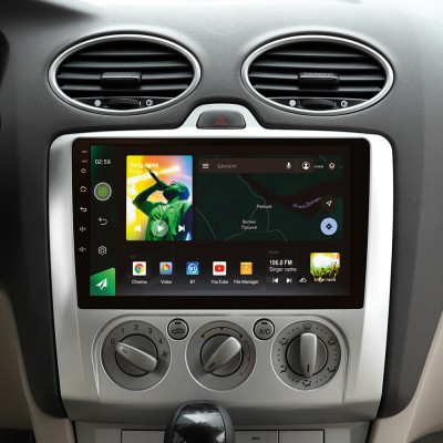 Штатна магнітола SIGMA X9464 ANDROID 10 4+64 Gb 4G DSP Ford Focus 2 Mk 2 2004-2011 (F1) 9"