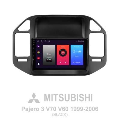 Штатна магнітола SIGMA F9216 ANDROID 10 2+32 Gb Mitsubishi Pajero 3 V70 V60 1999-2006 (brown) 9"