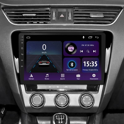 Штатна магнітола SIGMA E10232 ANDROID 10 2+32 Gb Skoda Octavia 3 A7 2013-2018 (B) 10"