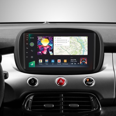 Штатна магнітола SIGMA PRO 9464 ANDROID 10 4+64 Gb 4G DSP Fiat 500X 2014-2020 9" (L1)
