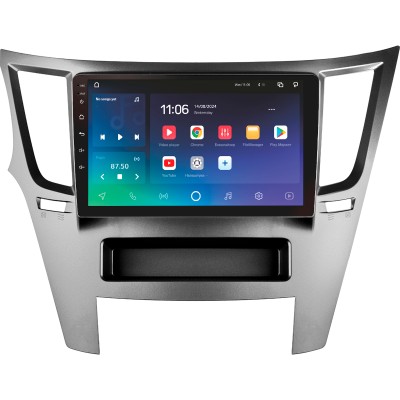 Штатна магнітола SIGMA X9432 ANDROID 10 4+32 Gb 4G DSP Subaru Outback 4 Legacy 5 2009-2014 9"