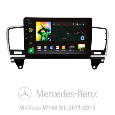 Штатна магнітола SIGMA X9464 ANDROID 10 4+64 Gb 4G DSP Mercedes-Benz M-Class M Class W166 ML 2011-2015 9" (L3)
