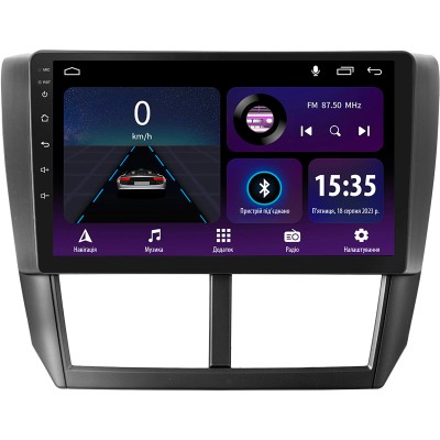 Штатна магнітола SIGMA E9232 ANDROID 10 2+32 Gb Subaru Forester 3 SH 2007-2013 For Subaru Impreza GH GE 2007-2011 9"