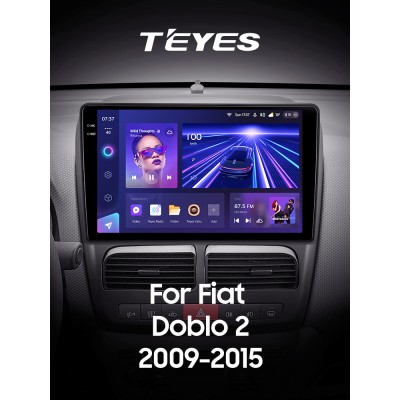 Штатна магнітола Teyes CC3 4+32 Gb Fiat Doblo 2 II 263 2009-2015 9" 2k (L1)