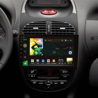 Штатна магнітола SIGMA X9464 ANDROID 10 4+64 Gb 4G DSP Peugeot 206 1998-2012 9" (L1)