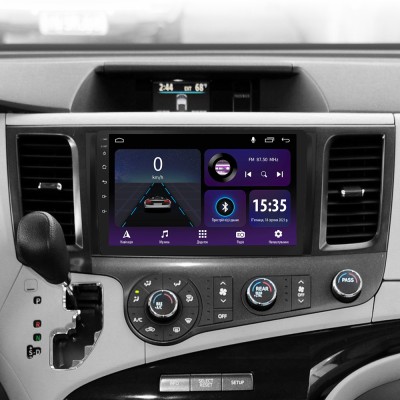 Штатна магнітола SIGMA E9232 ANDROID 10 2+32 Gb Toyota Sienna 3 XL30 2010 - 2014 9"