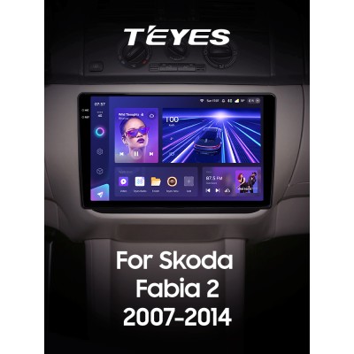 Штатна магнітола Teyes CC3 4+64 Gb Skoda Fabia 2 2007-2014 10" 2k