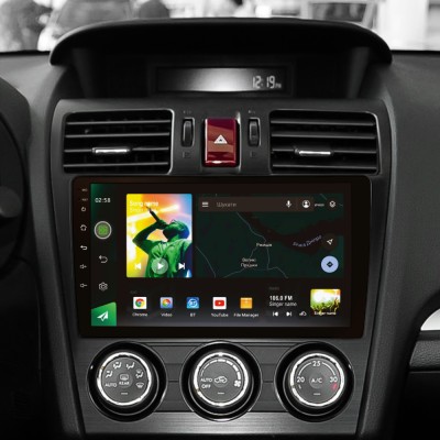 Штатна магнітола SIGMA X9464 ANDROID 10 4+64 Gb 4G DSP Subaru Forester 4 SJ 2012-2015 (A) 9"