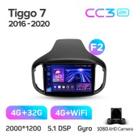 Штатна магнітола Teyes CC3 4+32 Gb Chery Tiggo 7 1 2016-2020 (F2) 10" 2k