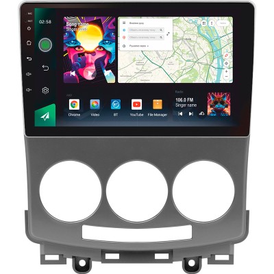 Штатна магнітола SIGMA PRO 9464 ANDROID 10 4+64 Gb 4G DSP Mazda 5 2 CR 2005-2010 9"