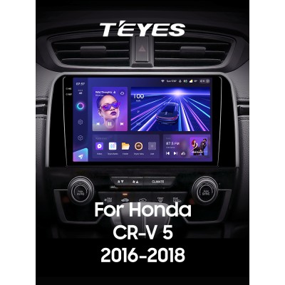 Штатна магнітола Teyes CC3 4+32 Gb Honda CR-V CR-V 5 RT RW 2017-2022 9" 2k