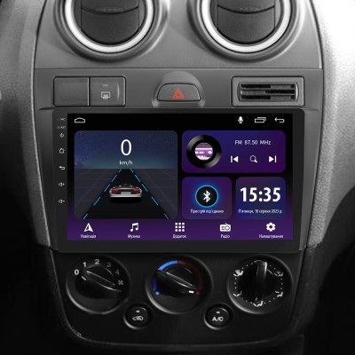 Штатна магнітола SIGMA E9232 ANDROID 10 2+32 Gb Ford Fiesta Mk VI 5 Mk5 2002 - 2008 9"