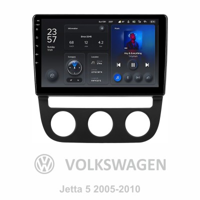 Штатна магнітола Teyes X1 2+32Gb Volkswagen Jetta 5 2005-2010 (F2) 10"