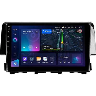 Штатна магнітола Teyes CC3L 4+32 Gb Honda Civic 10 FC FK 2015-2020 9"