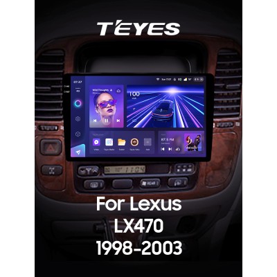 Штатна магнітола Teyes CC3 4+32 Gb Lexus LX470 J100 (F2) 1998-2003 10" 2k (L2)