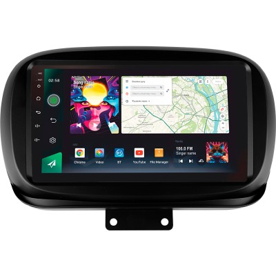 Штатна магнітола SIGMA PRO 9464 ANDROID 10 4+64 Gb 4G DSP Fiat 500X 2014-2020 9" (L1)
