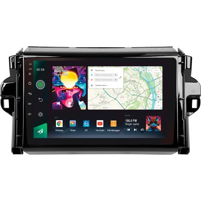 Штатна магнітола SIGMA PRO 9464 ANDROID 10 4+64 Gb 4G DSP Toyota Fortuner 2 2015-2018 9"