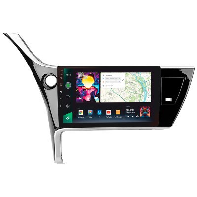 Штатна магнітола SIGMA PRO 10464 ANDROID 10 4+64 Gb 4G DSP Toyota Corolla 11 2017-2018 10"