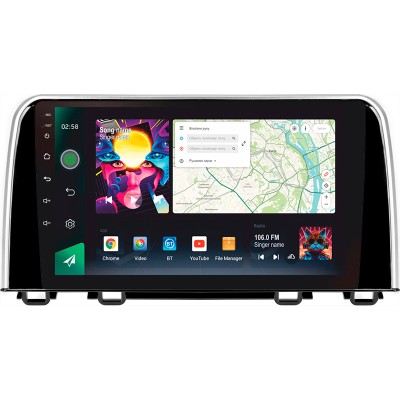 Штатна магнітола SIGMA PRO 9464 ANDROID 10 4+64 Gb 4G DSP Honda CR-V CR-V 5 RT RW 2017-2022 9"
