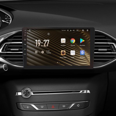 Штатна магнітола SIGMA S9432 ANDROID 10 4+32 Gb 4G DSP Peugeot 308 T9 308S 2013-2017 9"