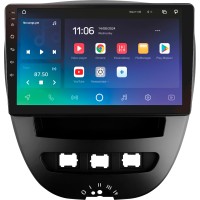 Штатна магнітола SIGMA PRO 10432 ANDROID 10 4+32 Gb 4G DSP Peugeot 107 Toyota Aygo 2005-2014 10"