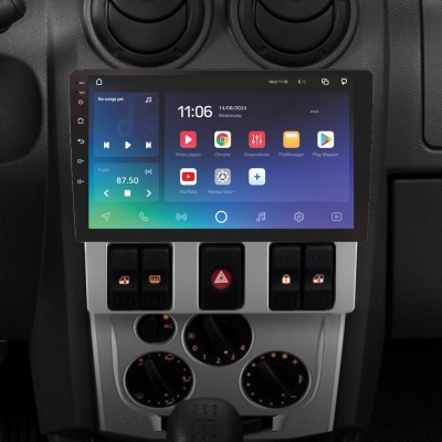 Штатна магнітола SIGMA PRO 9432 ANDROID 10 4+32 Gb 4G DSP Renault Logan 1 2004-2009 9"