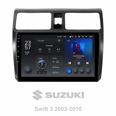 Штатна магнітола Teyes X1 2+32Gb Suzuki Swift 3 2003-2010 10"