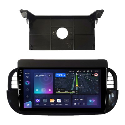 Штатна магнітола Teyes CC3L 4+64 Gb Fiat 500 2007-2015 Black 9"