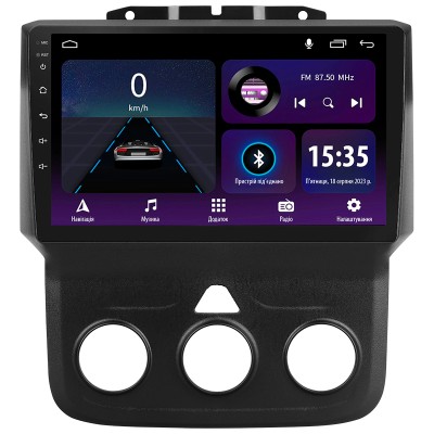 Штатна магнітола SIGMA E9232 ANDROID 10 2+32 Gb Dodge Ram 4 IV DJ DS 2013-2019 (F2) 9"