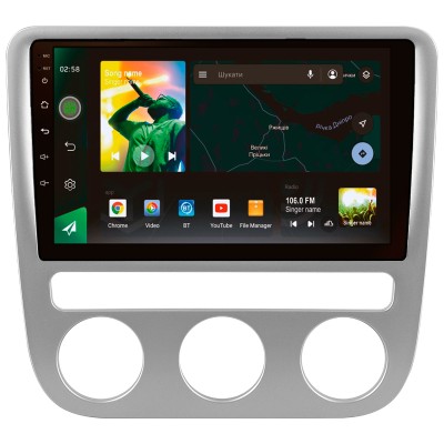 Штатна магнітола SIGMA X9464 ANDROID 10 4+64 Gb 4G DSP Volkswagen Scirocco 3 III Mk3 2008-2014 (F5) 9" (L1)