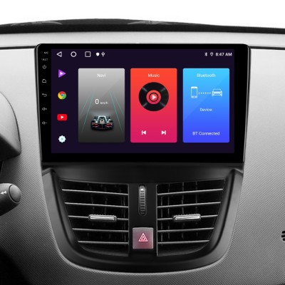 Штатна магнітола SIGMA F9216 ANDROID 10 2+32 Gb Peugeot 207 2006-2015 9"