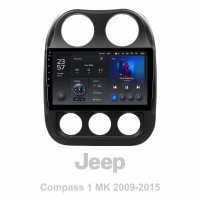 Штатна магнітола Teyes X1 2+32Gb Jeep Compass 1 MK 2009-2015 10"
