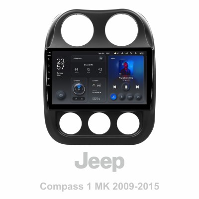 Штатна магнітола Teyes X1 2+32Gb Jeep Compass 1 MK 2009-2015 10"