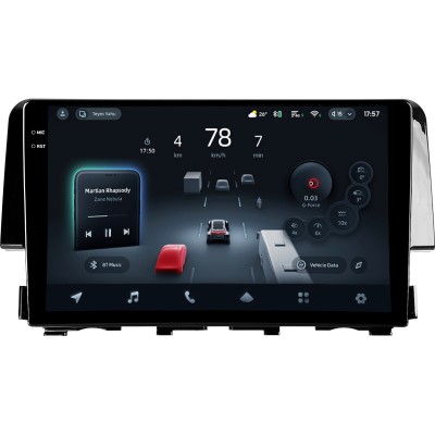Штатна магнітола Teyes CC4 Pro 12+256 Gb Honda Civic 10 FC FK 2015-2020 9" 2k