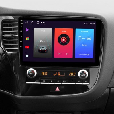 Штатна магнітола SIGMA F10216 ANDROID 10 2+32 Gb Mitsubishi Outlander 3 III GF0W GF0W GG0W 2018 - 2021 10"