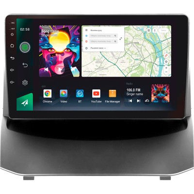 Штатна магнітола SIGMA PRO 9464 ANDROID 10 4+64 Gb 4G DSP Ford Fiesta Mk 6 (F1) 2009-2018 (A) 9"