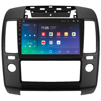 Штатна магнітола SIGMA X9432 ANDROID 10 4+32 Gb 4G DSP Nissan Navara 3 D40 2004-2010 (F2) 9"