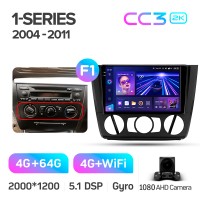 Штатна магнітола Teyes CC3 4+64 Gb BMW 1 E88 E82 E81 E87 2004-2011 (F1) 9" 2k (L2)