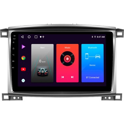 Штатна магнітола SIGMA F10216 ANDROID 10 2+32 Gb Toyota Land Cruiser LC 100-B 2002-2007 (C) 10" (L2)