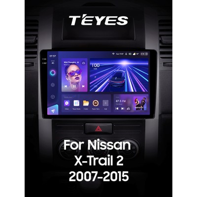 Штатна магнітола Teyes CC3 6+128 Gb з коловим оглядом 360° Nissan X-Trail X Trail 2 T31 2007-2015 10" 2k
