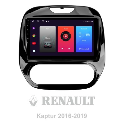 Штатна магнітола SIGMA F9216 ANDROID 10 2+32 Gb Renault Kaptur 2016-2019 (F1) 9"