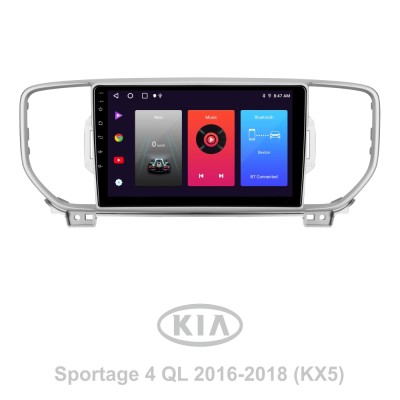 Штатна магнітола SIGMA F9216 ANDROID 10 2+32 Gb Kia Sportage 4 QL 2016-2018 (B) 9"