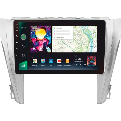 Штатна магнітола SIGMA PRO 10464 ANDROID 10 4+64 Gb 4G DSP Toyota Camry 7 XV 50 55 2014-2017 (A) 10"