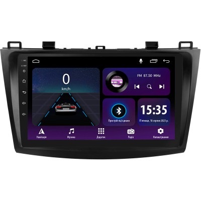 Штатна магнітола SIGMA E9232 ANDROID 10 2+32 Gb Mazda 3 2 2009-2013 9"