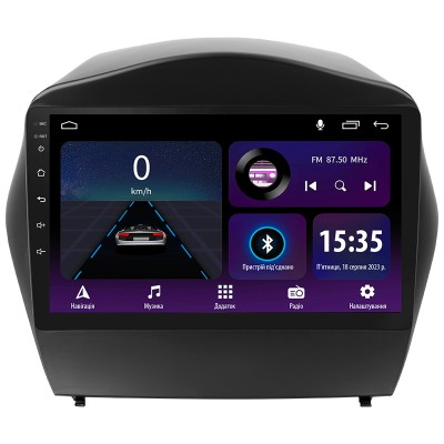 Штатна магнітола SIGMA E9232 ANDROID 10 2+32 Gb Hyundai Tucson 2 LM IX35 2009-2015 (C) 9" (L1)